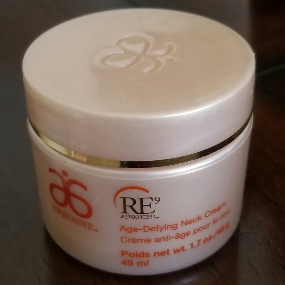 New RE9 Arbonne Age Defying Neck Cream 1.7oz